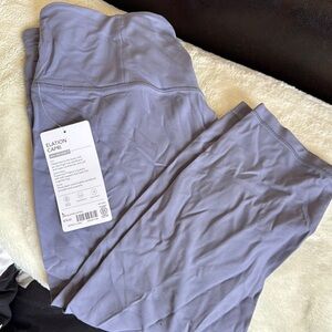Athleta Elation Capri Leggings in Light Purple